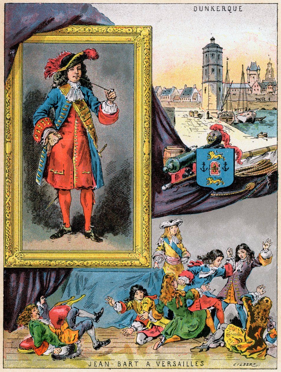 让·巴特（Jean Bart），法国海军指挥官兼私人，1898年 作者 吉尔伯特