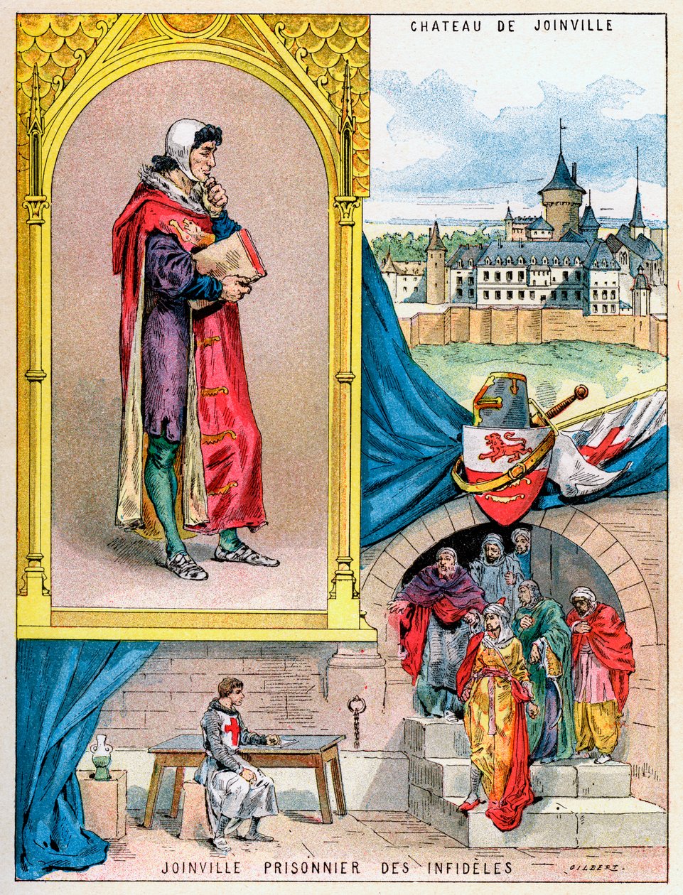 Jean de Joinville，中世纪法国纪事，1898年 作者 吉尔伯特
