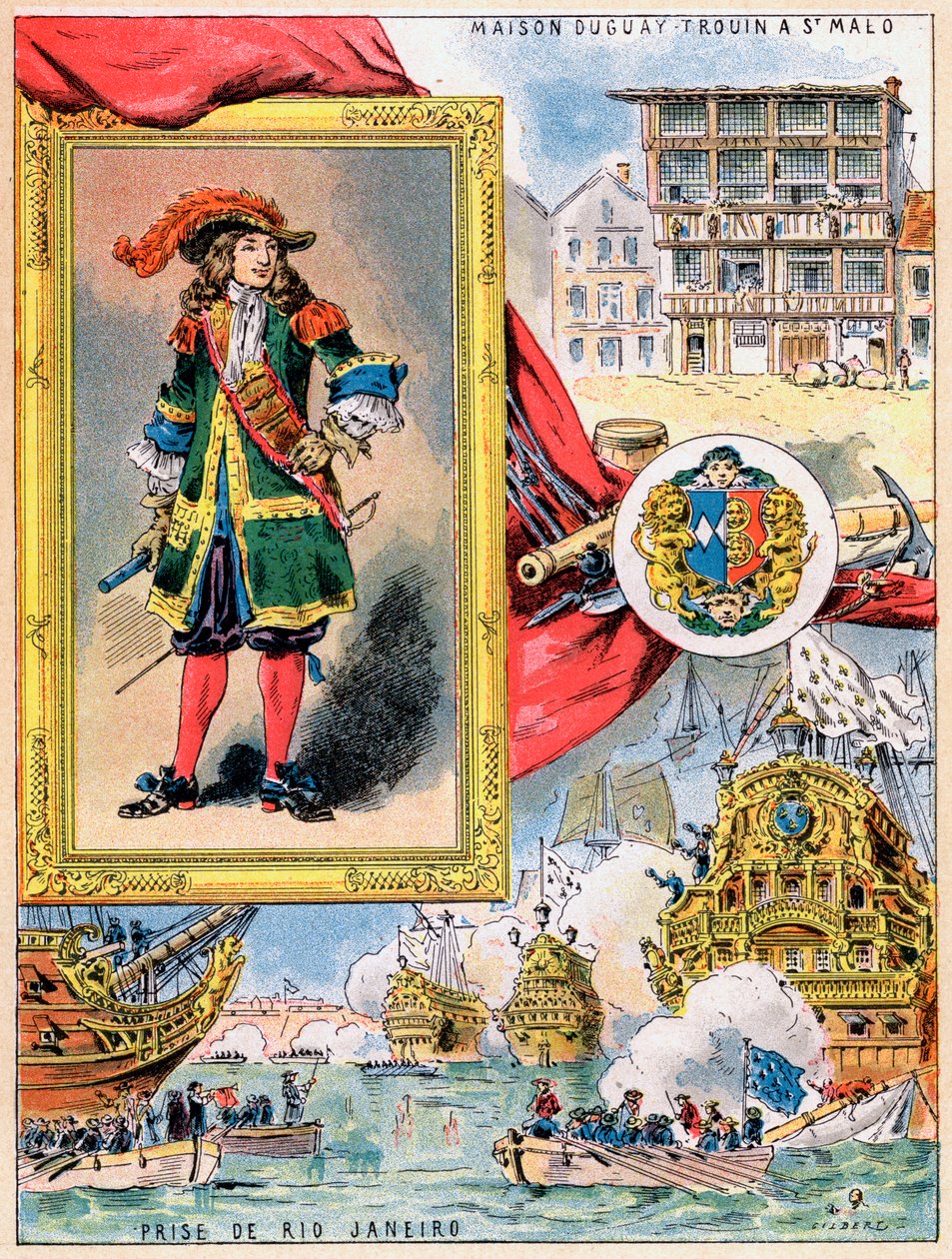 RenéDuguay-Trouin，法国圣马洛海盗，1898年 作者 吉尔伯特