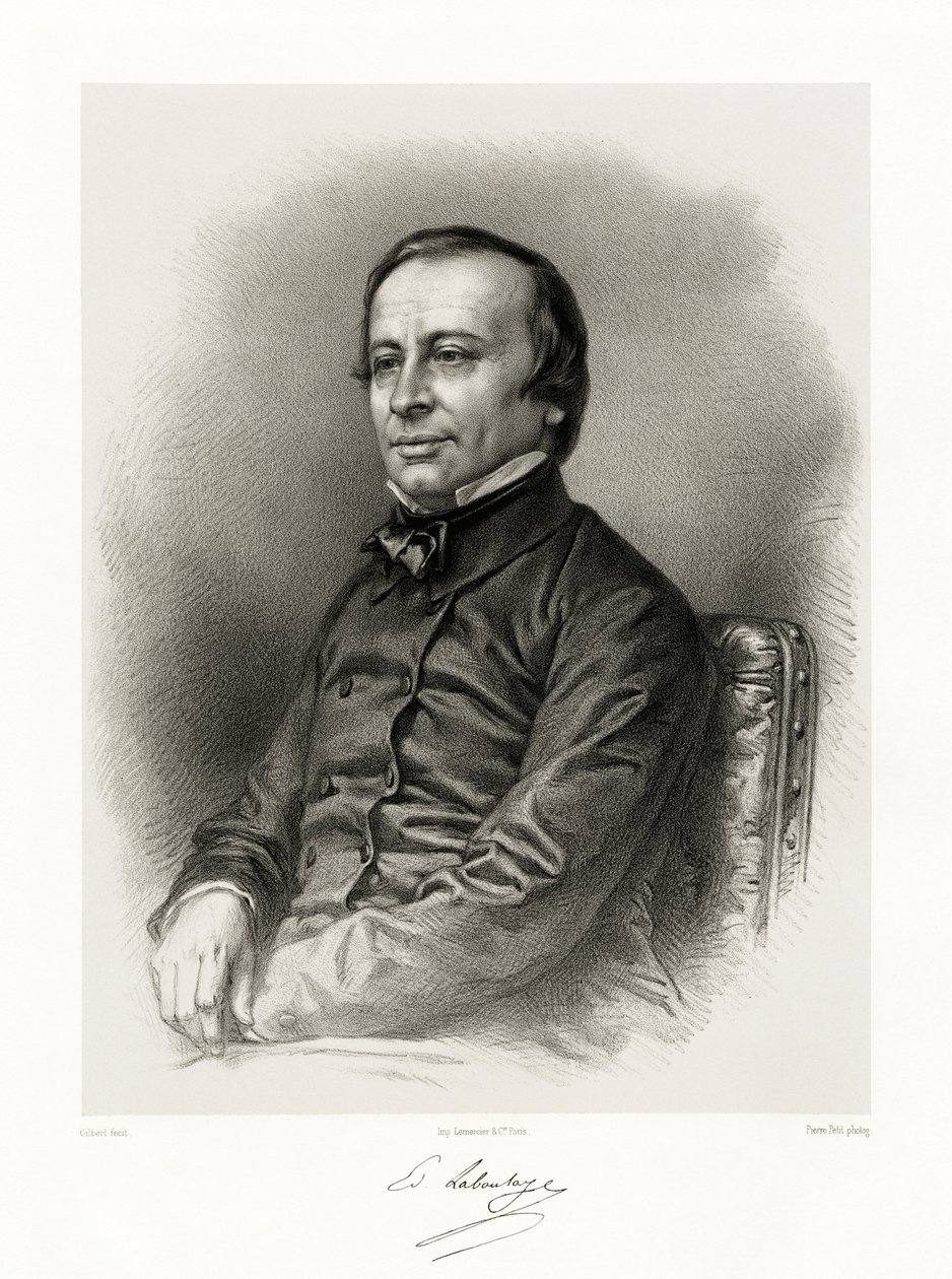 Laboulaye的Edward Rene Lefebvre，1865-66 作者 吉尔伯特
