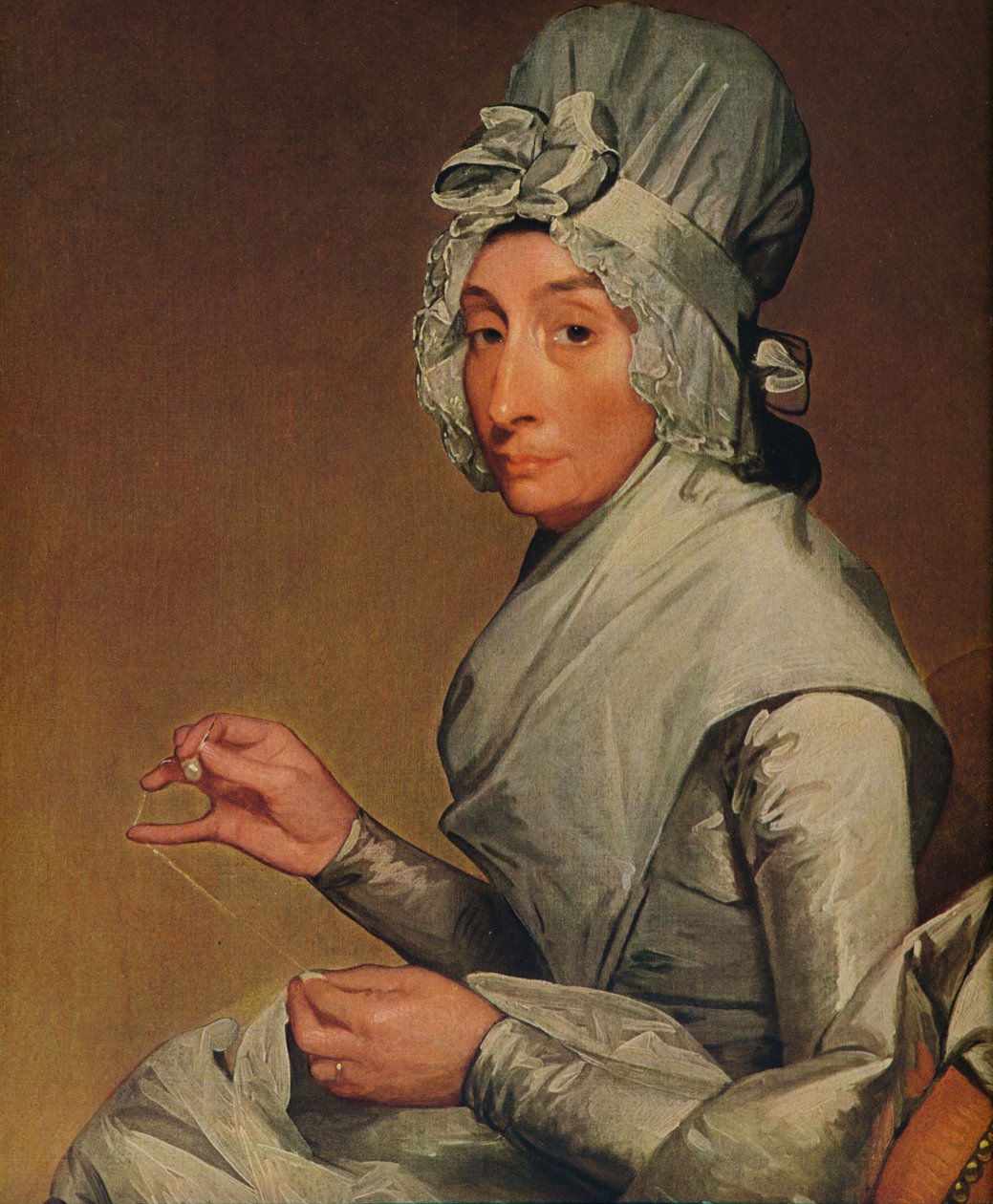 Catherine Brass Yates 理查德-耶茨夫人"，1793-1794年 作者 吉尔伯特·查尔斯·斯图尔特