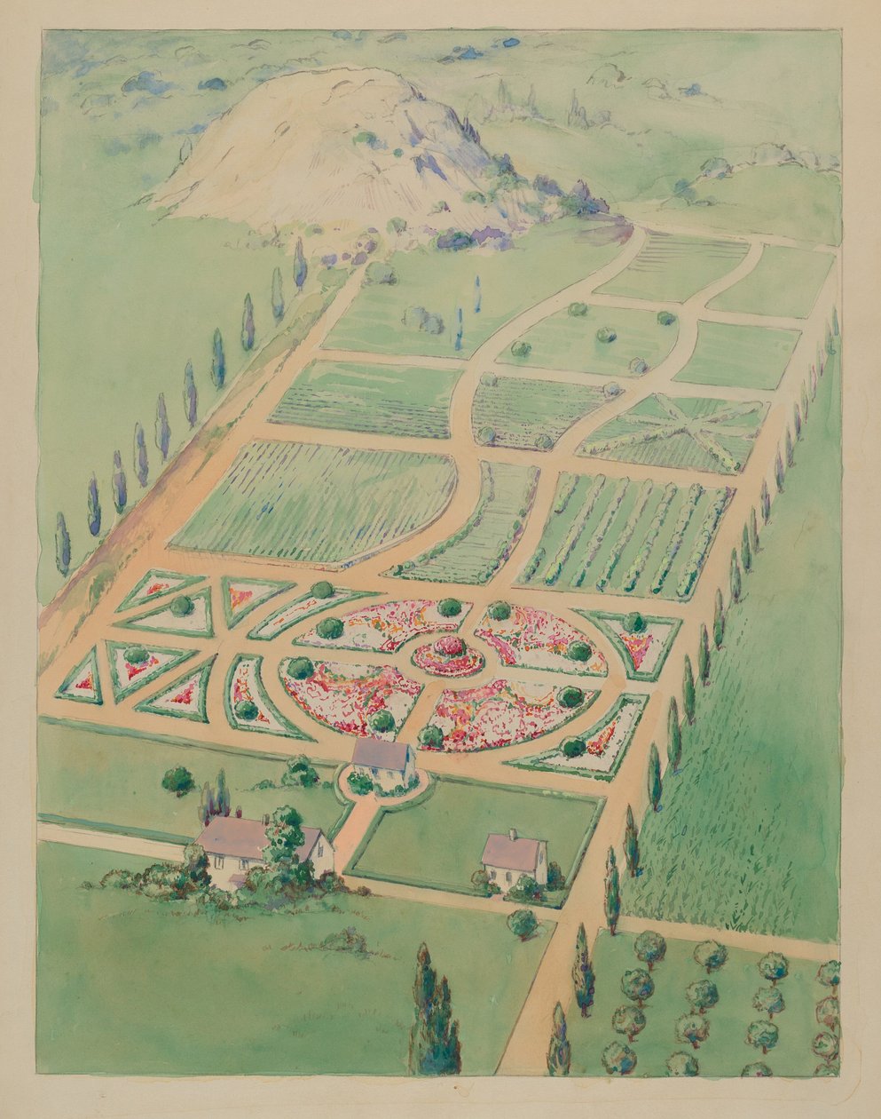 A.艾略特庄园，约1936年。 作者 吉尔伯特·萨克曼