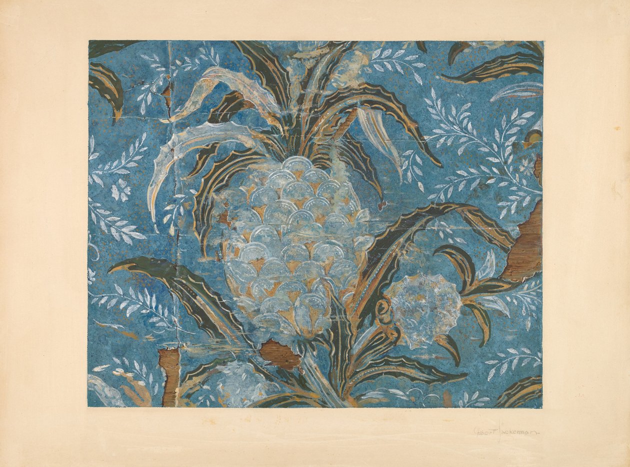 带盒设计，约1939年。 作者 吉尔伯特·萨克曼