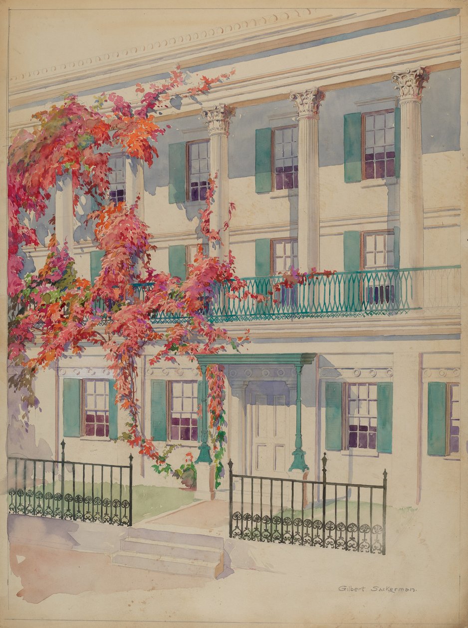 Collonade，约1936年。 作者 吉尔伯特·萨克曼