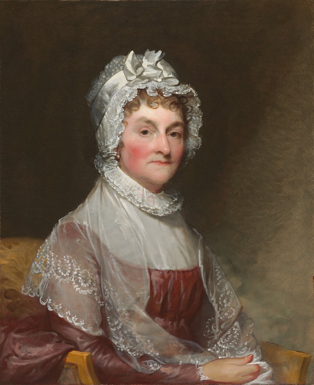阿比盖尔-史密斯-亚当斯（约翰-亚当斯夫人） 作者 吉尔伯特·斯图尔特（Gilbert Stuart）