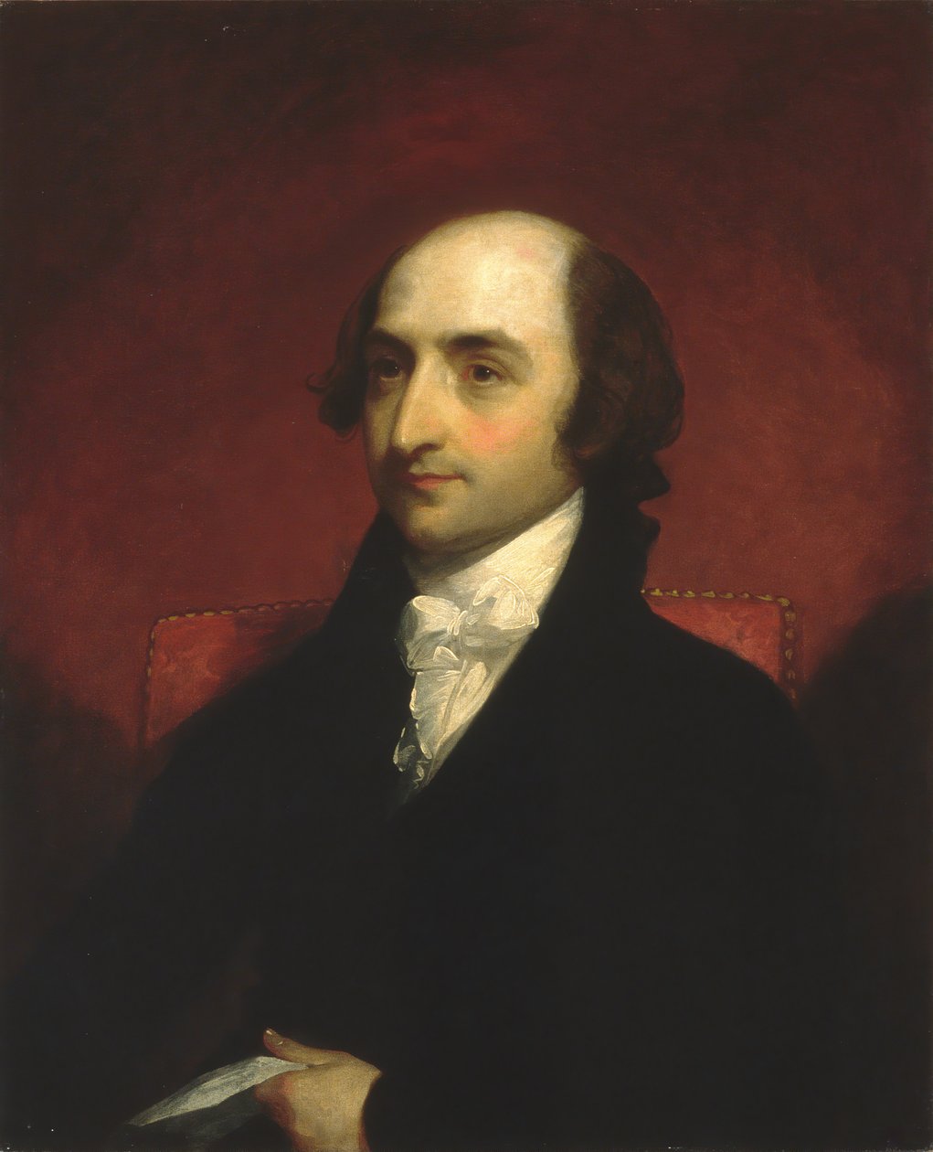 阿尔伯特·加拉廷（Albert Gallatin） 1803年。 作者 吉尔伯特·斯图尔特（Gilbert Stuart）