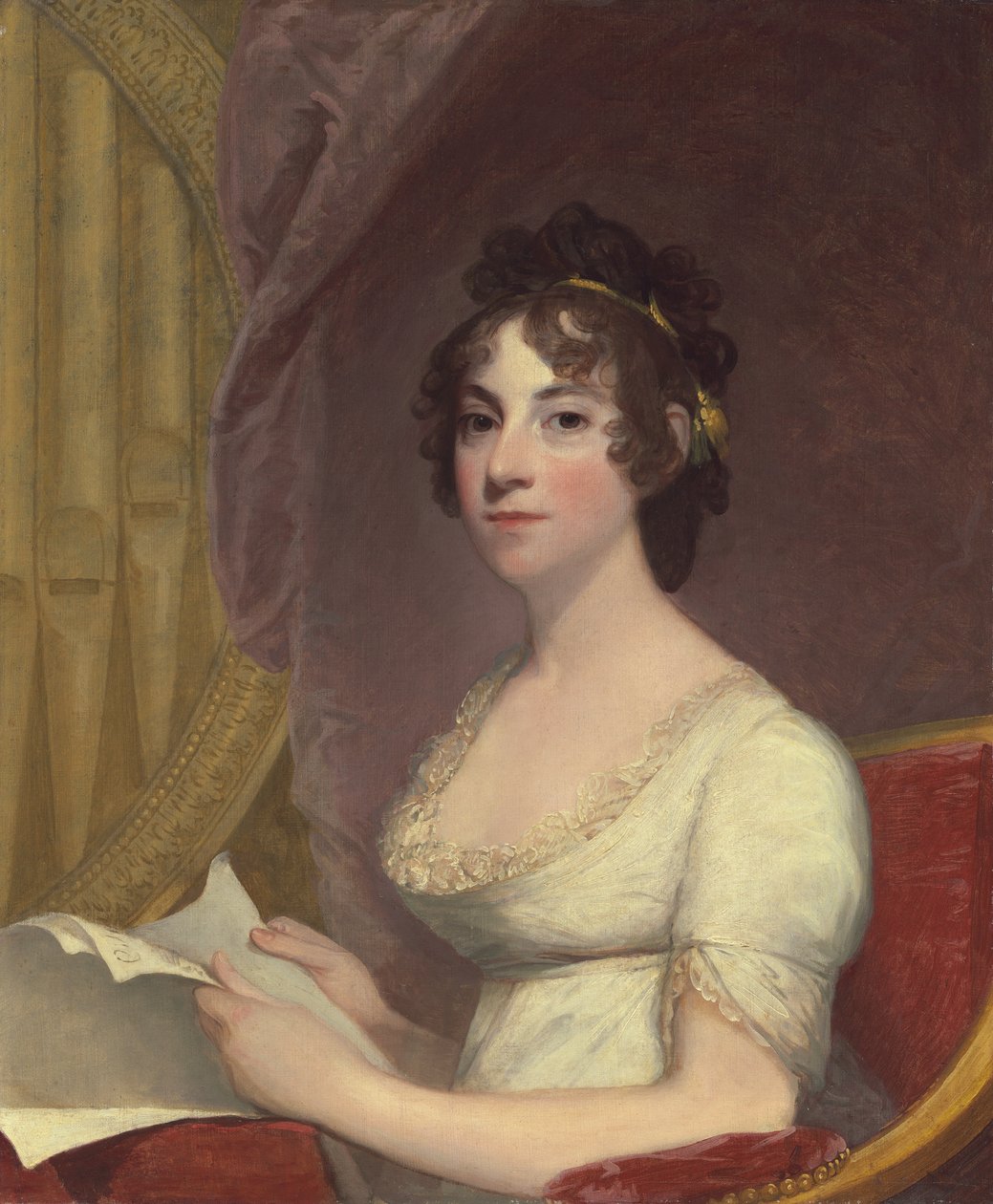安娜·玛丽亚·布罗多·桑顿（威廉·桑顿夫人） 作者 吉尔伯特·斯图尔特（Gilbert Stuart）