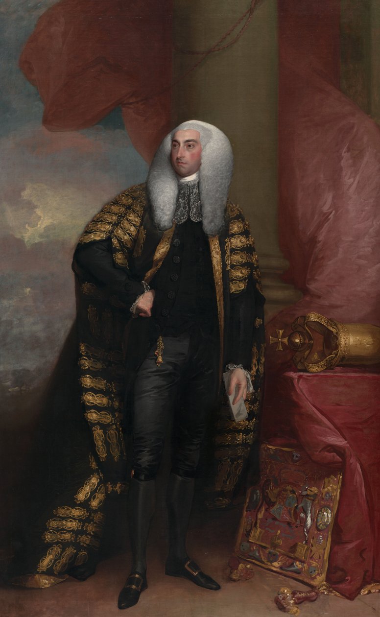 菲茨·长臂猿男爵，1789年 作者 吉尔伯特·斯图尔特（Gilbert Stuart）