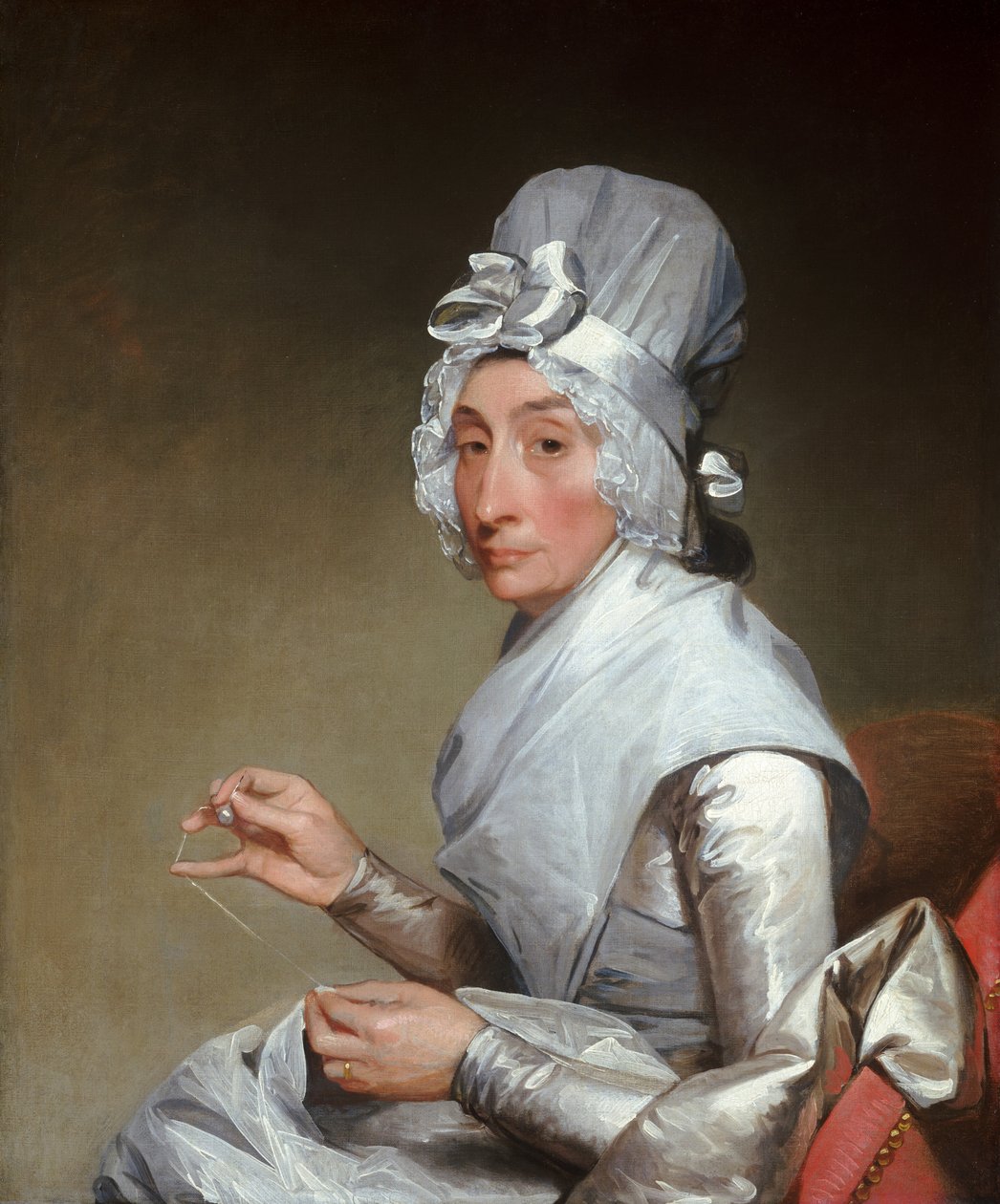 凯瑟琳-布拉斯-耶茨（理查德-耶茨夫人） 作者 吉尔伯特·斯图尔特（Gilbert Stuart）