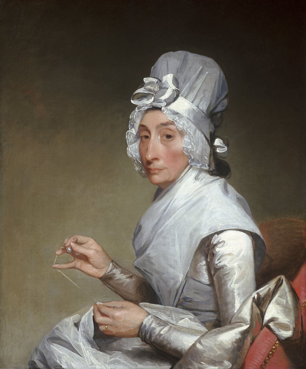 凯瑟琳·黄铜·耶茨（理查德·耶茨夫人） 作者 吉尔伯特·斯图尔特（Gilbert Stuart）