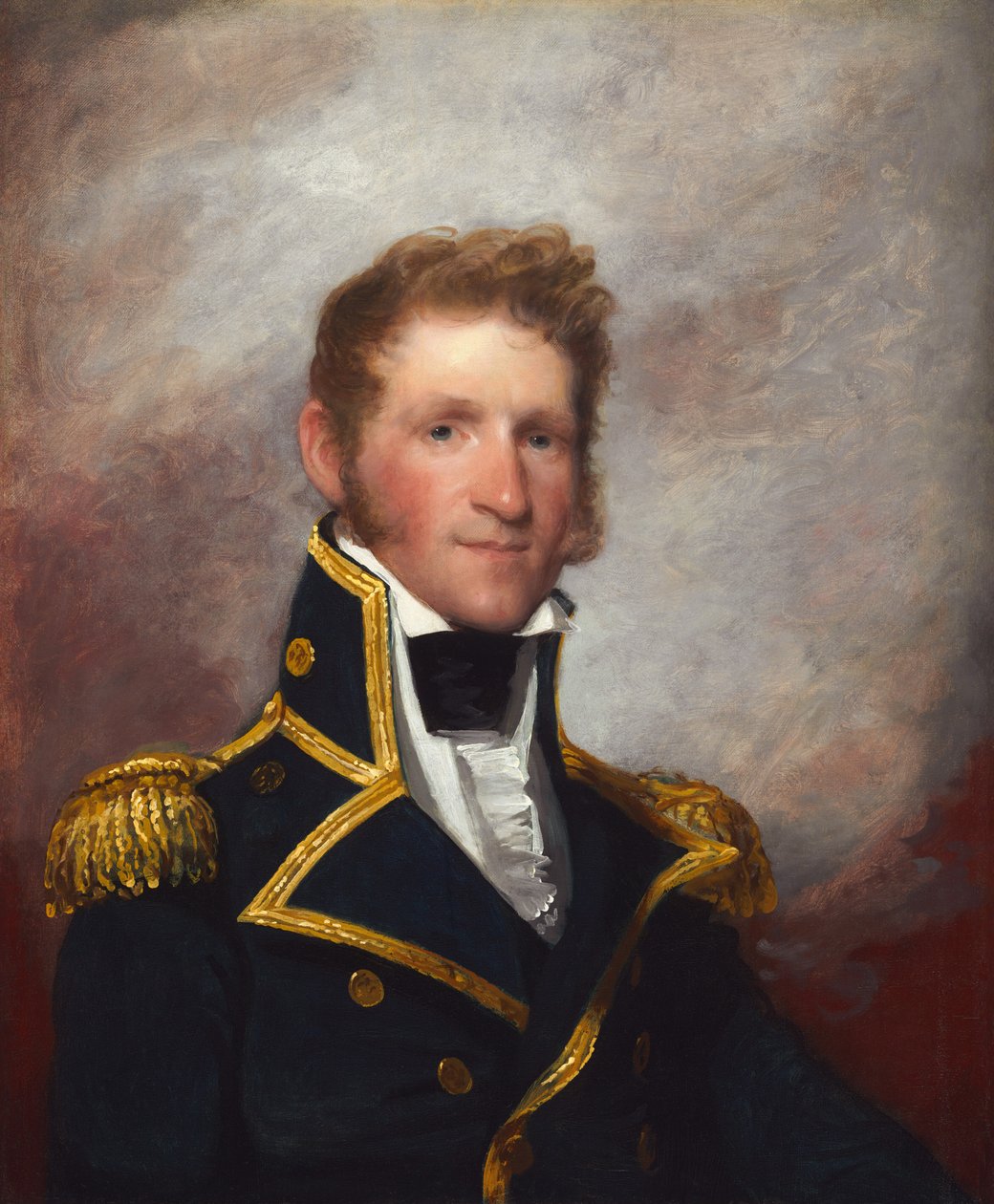 托马斯-麦克唐纳准将，约1815-1818年。 作者 吉尔伯特·斯图尔特（Gilbert Stuart）