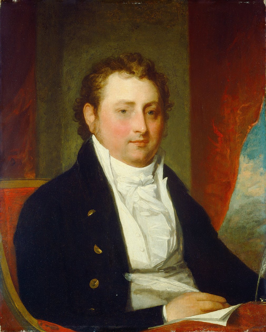 爱德华-斯托，约1803年。 作者 吉尔伯特·斯图尔特（Gilbert Stuart）