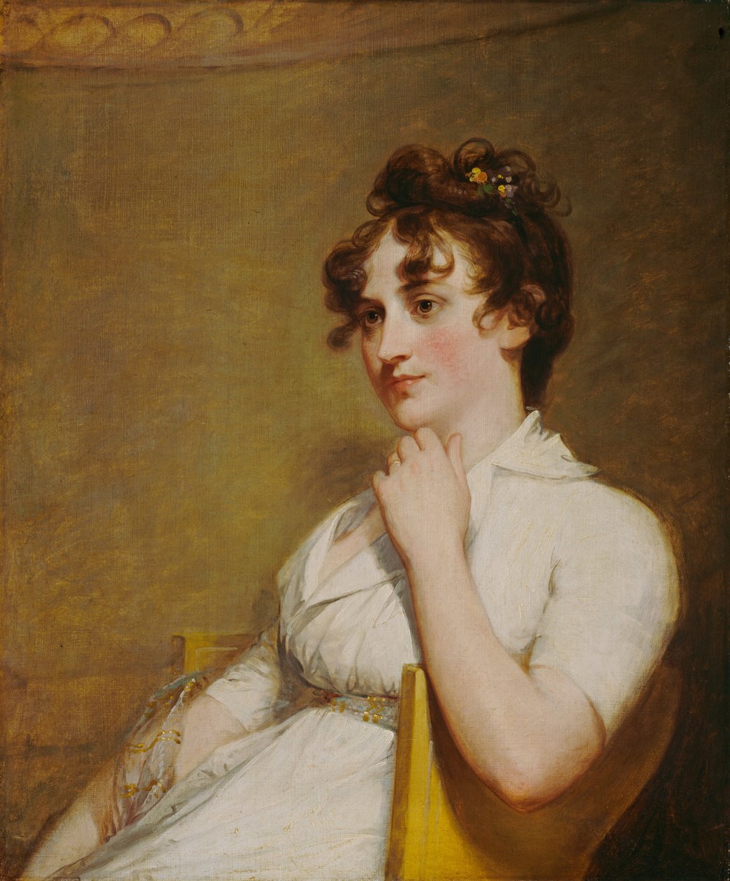 Eleanor Parke Custis Lewis 劳伦斯-刘易斯夫人，1804年。 作者 吉尔伯特·斯图尔特（Gilbert Stuart）