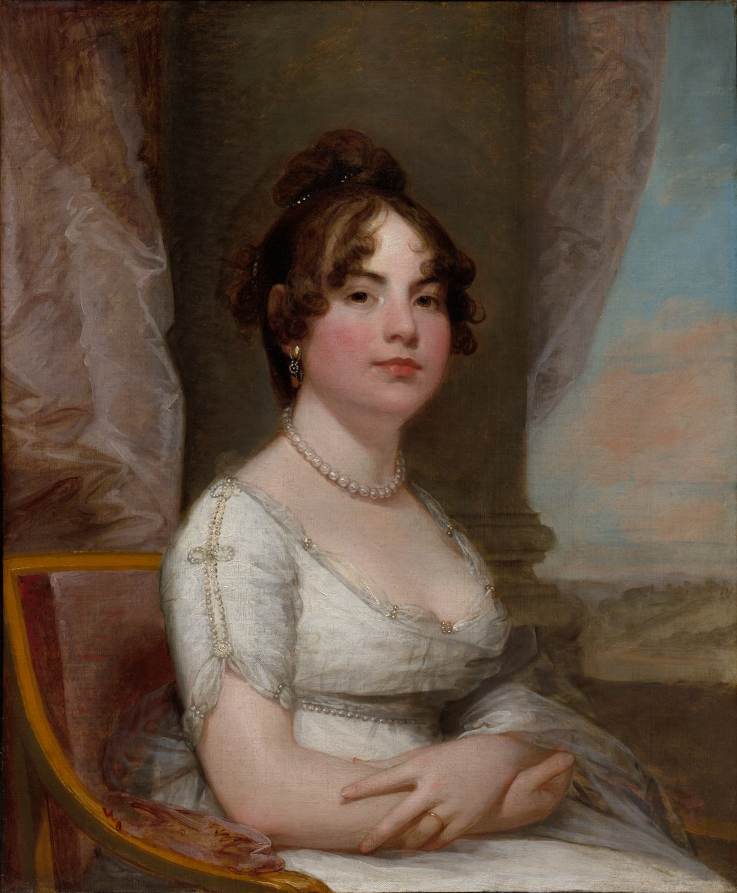 伊丽莎白·贝尔卓佛·梅森（Elizabeth Beltzhoover Mason），c。 1803-1805。 作者 吉尔伯特·斯图尔特（Gilbert Stuart）