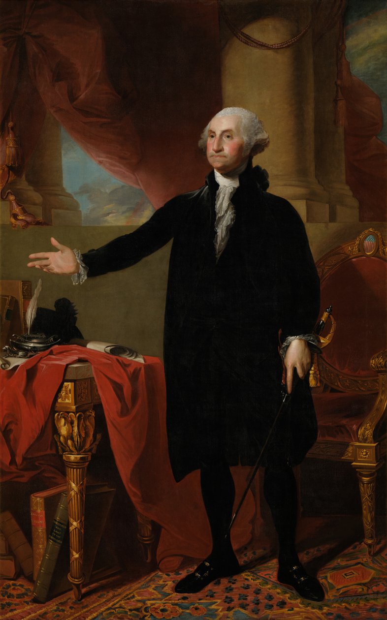 乔治华盛顿 作者 吉尔伯特·斯图尔特（Gilbert Stuart）