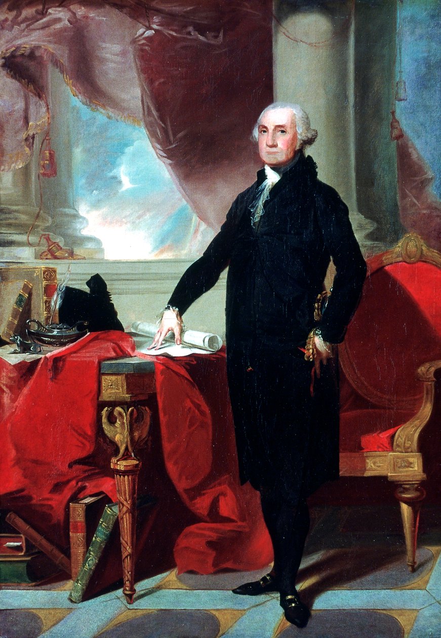 乔治·华盛顿（1736-99，1796） 作者 吉尔伯特·斯图尔特（Gilbert Stuart）