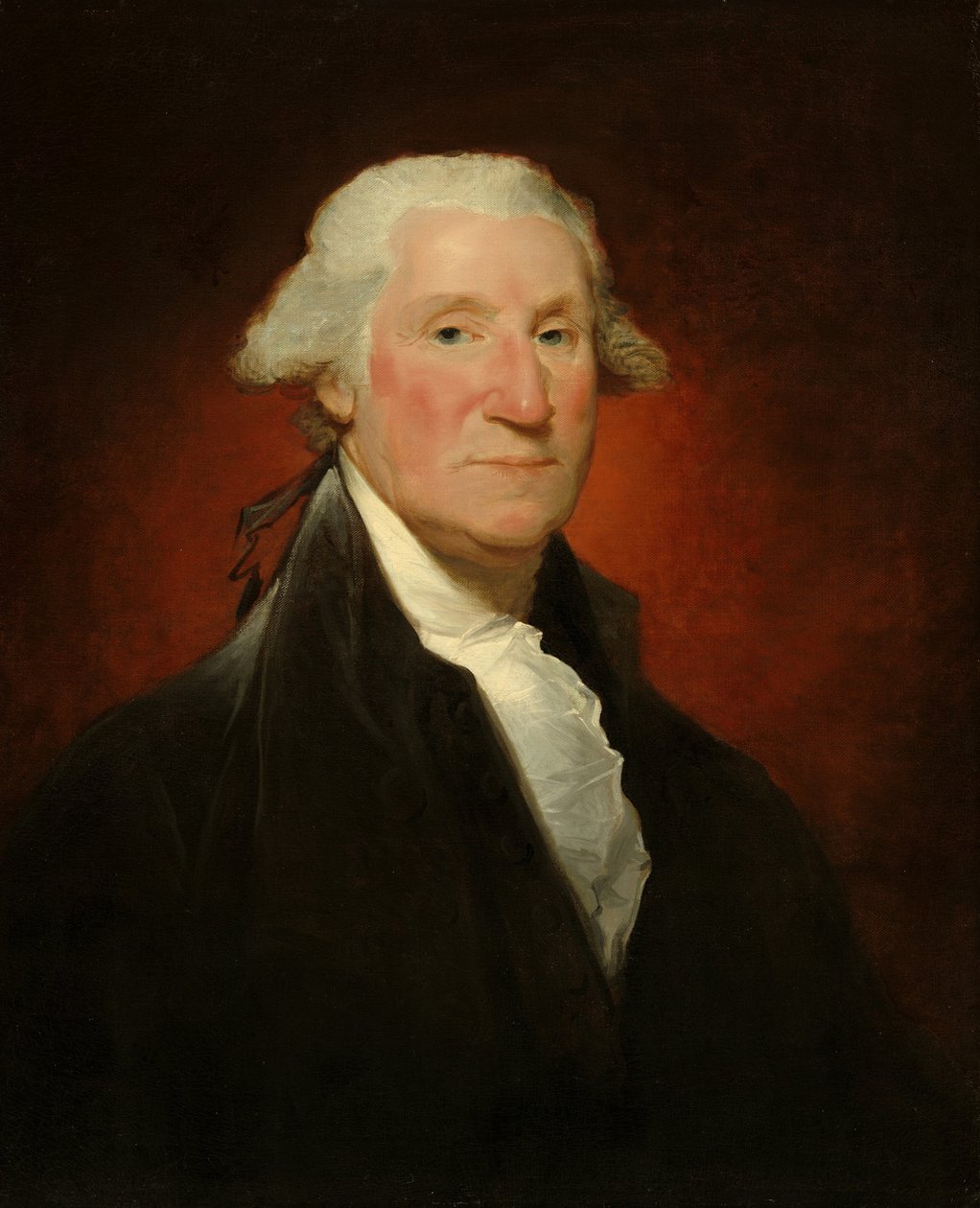 乔治-华盛顿-沃恩的肖像，1795年。 作者 吉尔伯特·斯图尔特（Gilbert Stuart）