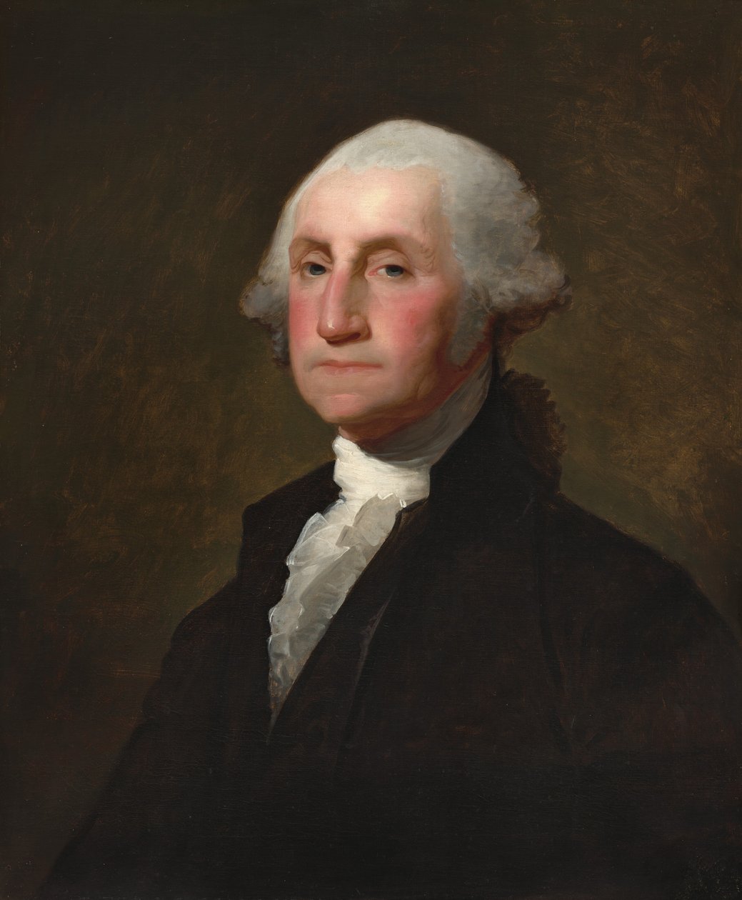 乔治-华盛顿，约1803年。 作者 吉尔伯特·斯图尔特（Gilbert Stuart）