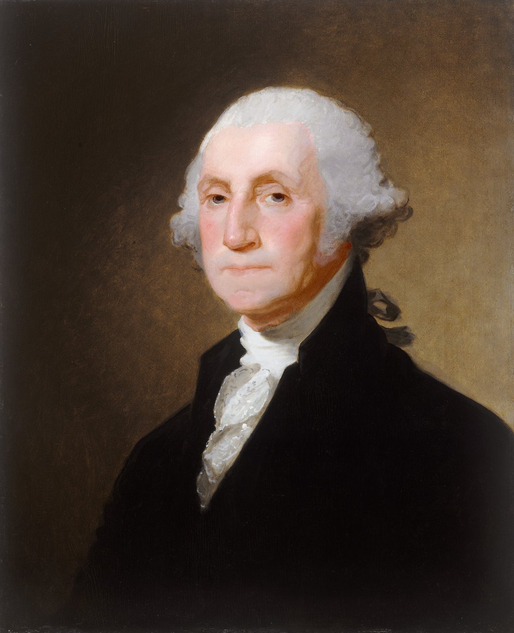 乔治-华盛顿，约1821年。 作者 吉尔伯特·斯图尔特（Gilbert Stuart）