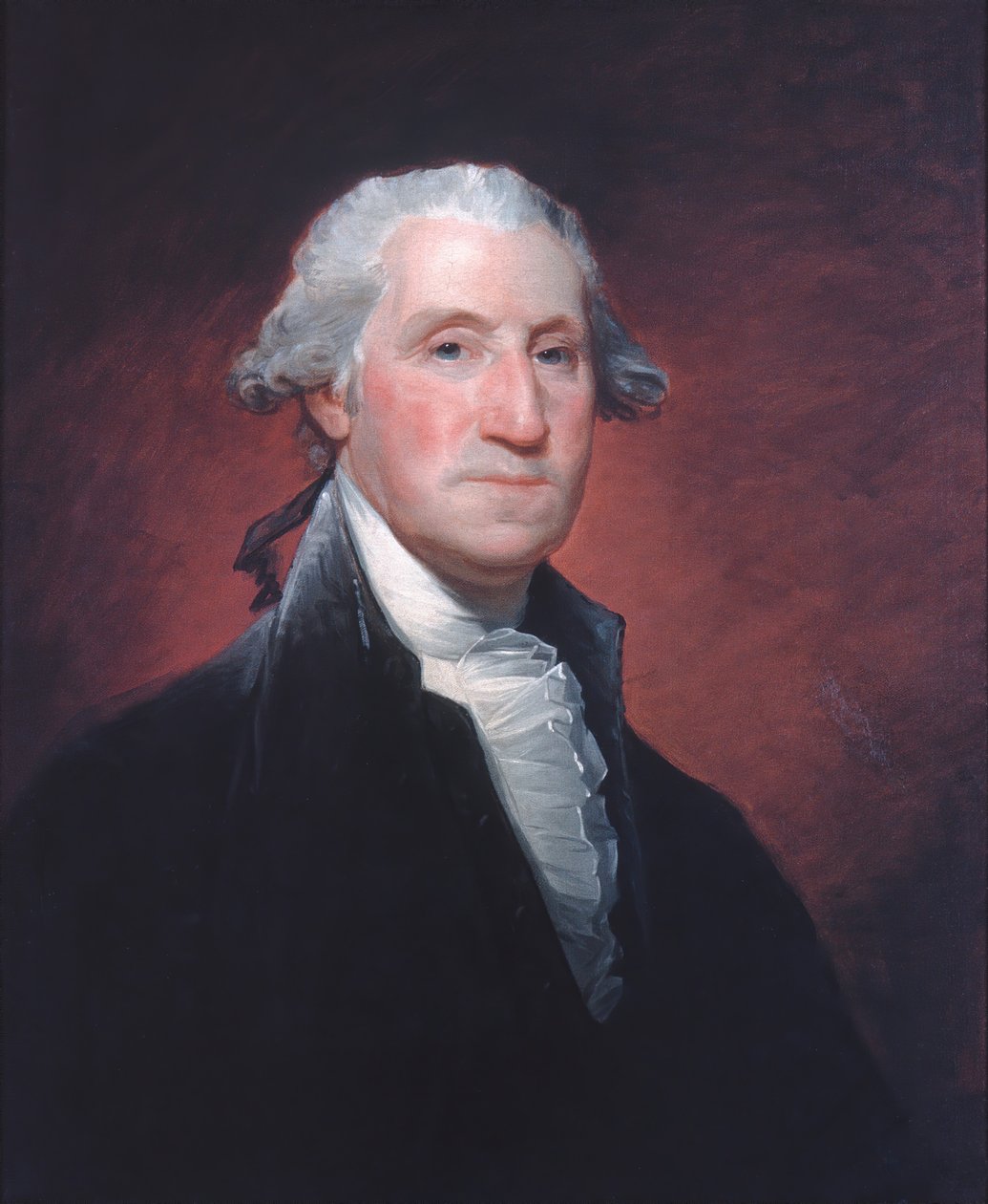 乔治华盛顿1798-1800。 作者 吉尔伯特·斯图尔特（Gilbert Stuart）