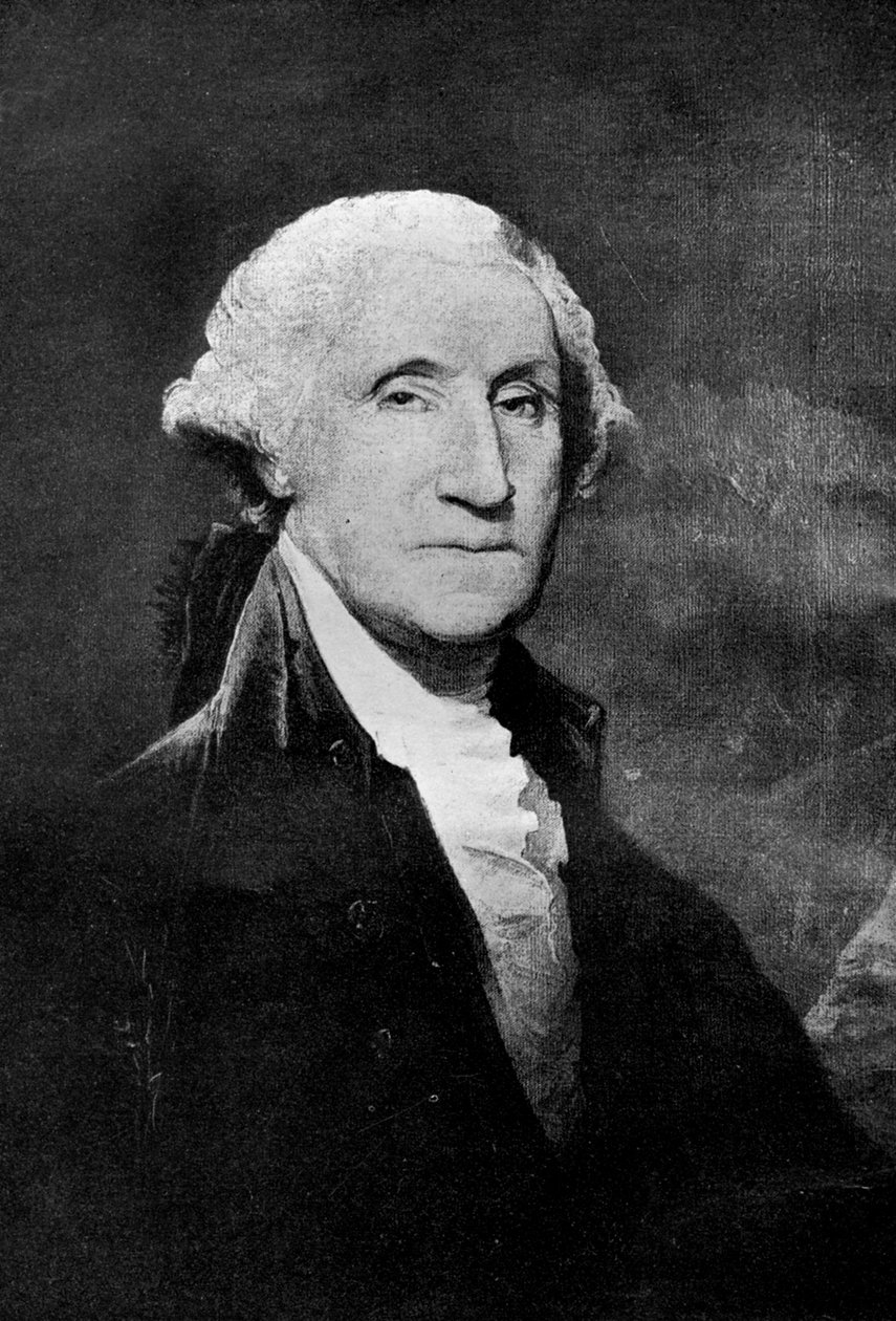 1933年，美国第一任总统乔治·华盛顿。 作者 吉尔伯特·斯图尔特（Gilbert Stuart）