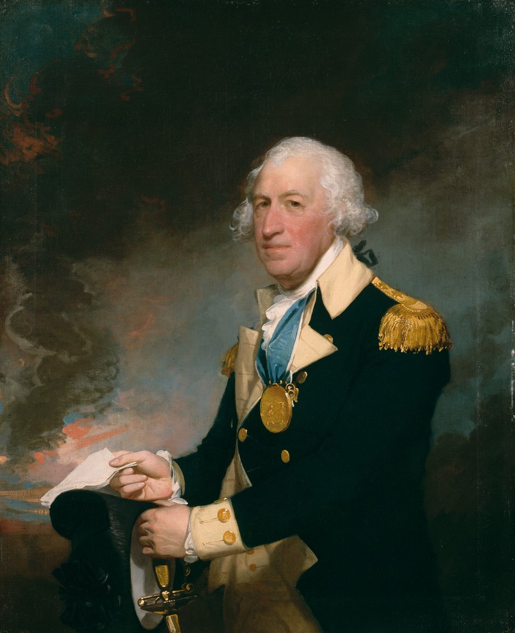 霍拉肖-盖茨，约1793-94年。 作者 吉尔伯特·斯图尔特（Gilbert Stuart）