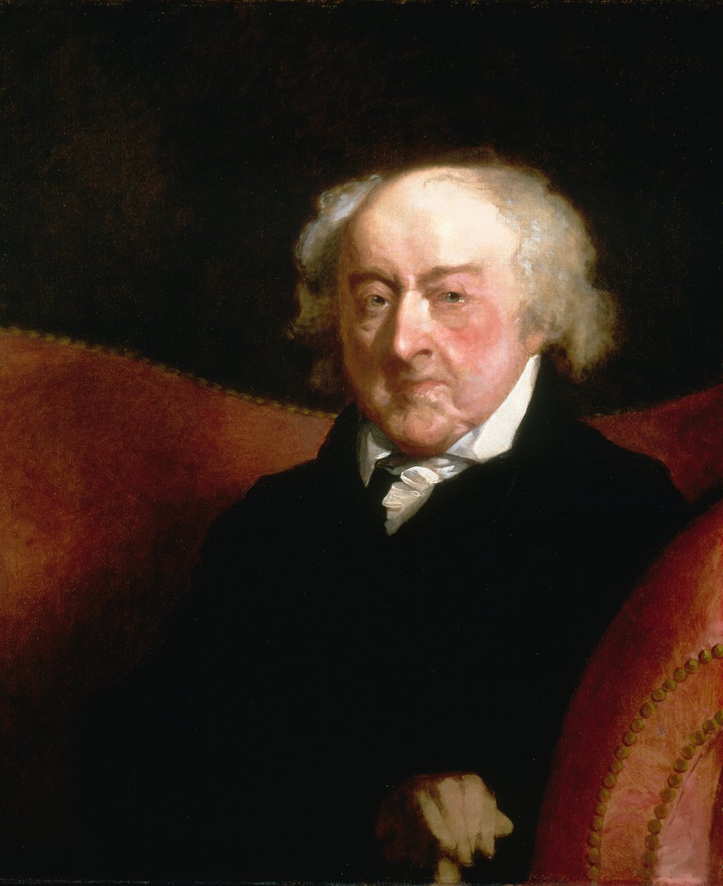 约翰-亚当斯，1826年。 作者 吉尔伯特·斯图尔特（Gilbert Stuart）