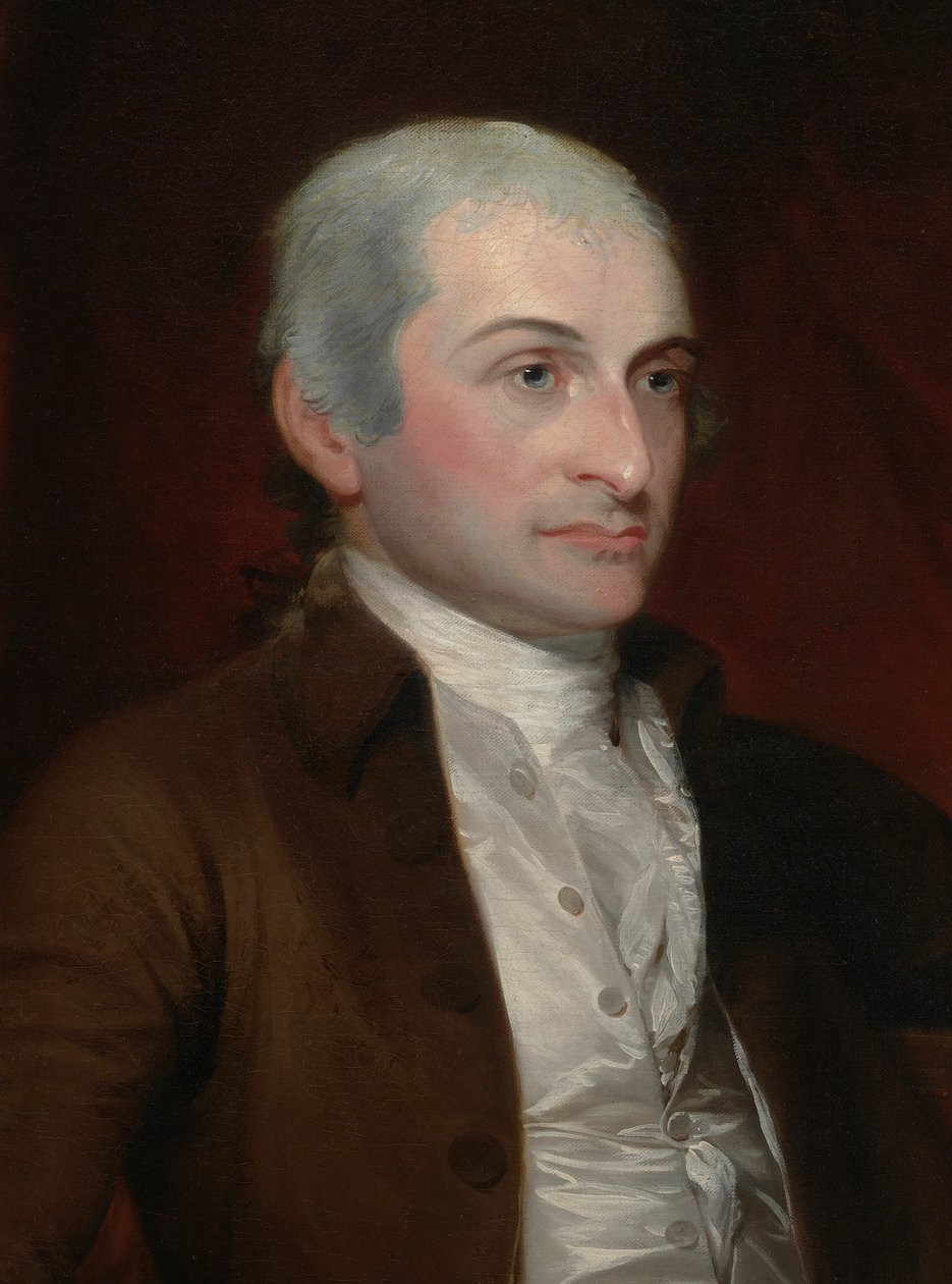 约翰-杰伊 作者 吉尔伯特·斯图尔特（Gilbert Stuart）