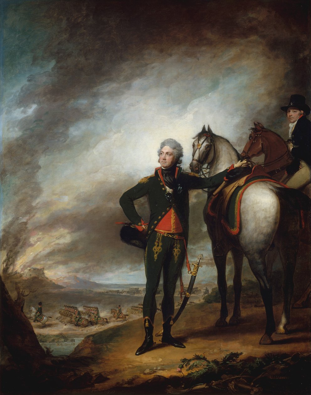 路易斯·马里（Louis-Marie），诺伊尔子爵，1798年。 作者 吉尔伯特·斯图尔特（Gilbert Stuart）