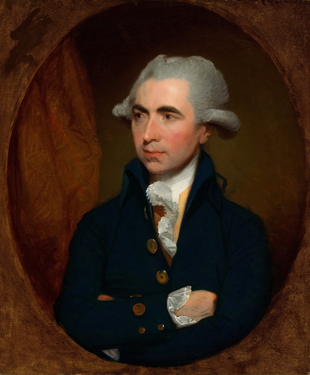 卢克-怀特，约1787年。 作者 吉尔伯特·斯图尔特（Gilbert Stuart）