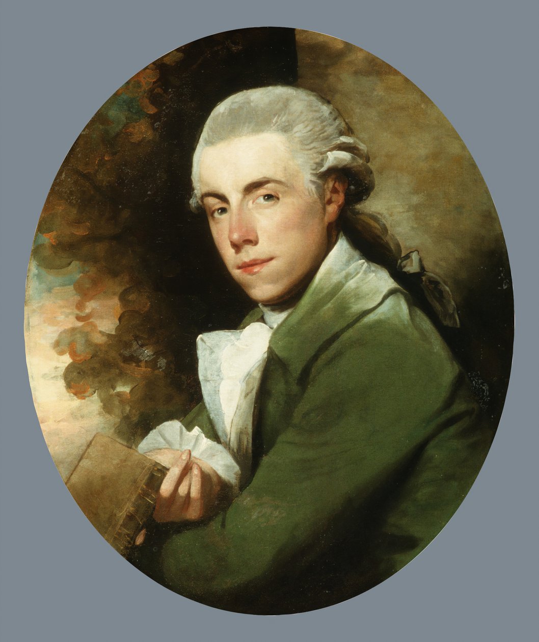穿绿色大衣的人，约1779-85。 作者 吉尔伯特·斯图尔特（Gilbert Stuart）