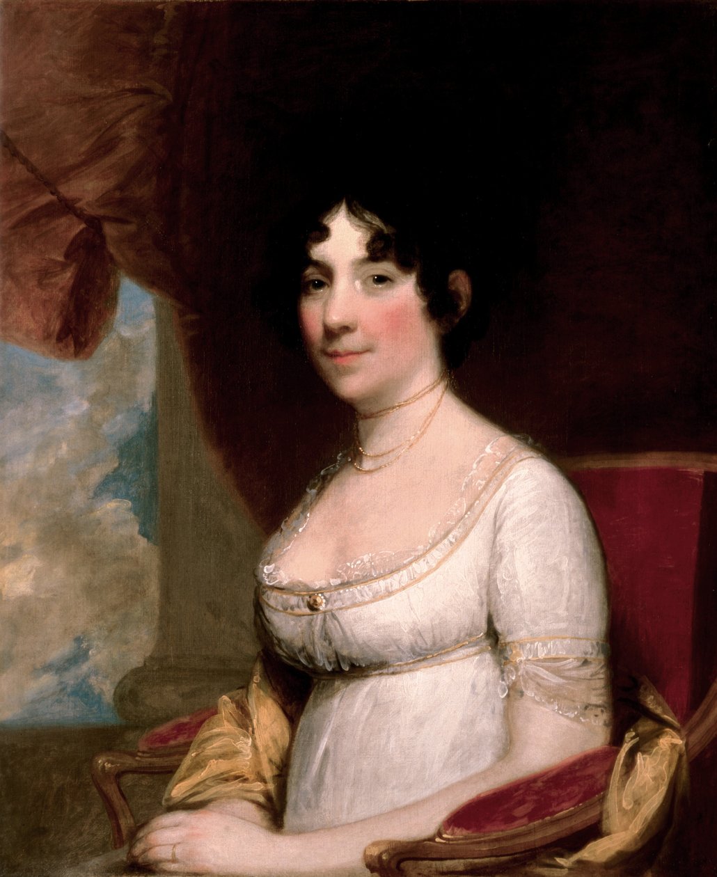 多利-麦迪逊夫人 作者 吉尔伯特·斯图尔特（Gilbert Stuart）