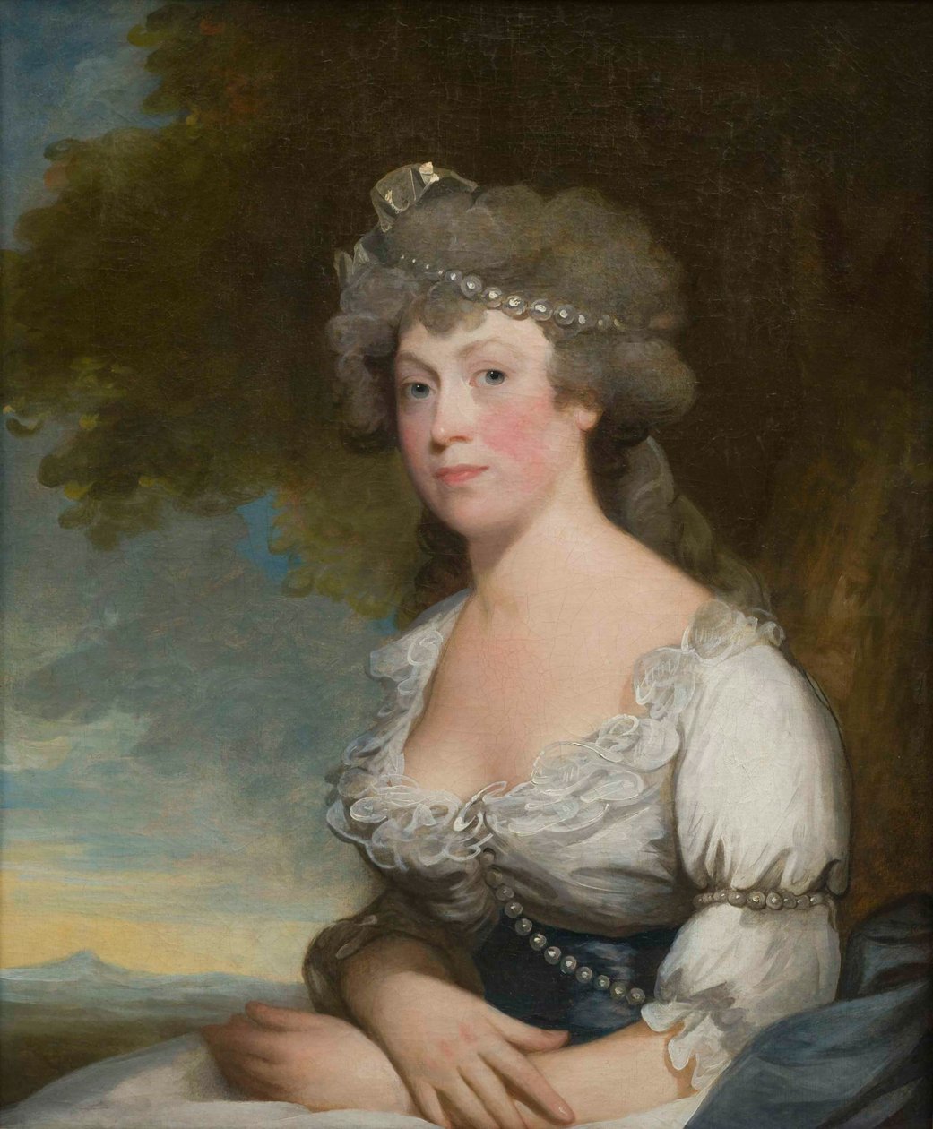 詹姆斯-阿登夫人的画像，1794年。 作者 吉尔伯特·斯图尔特（Gilbert Stuart）
