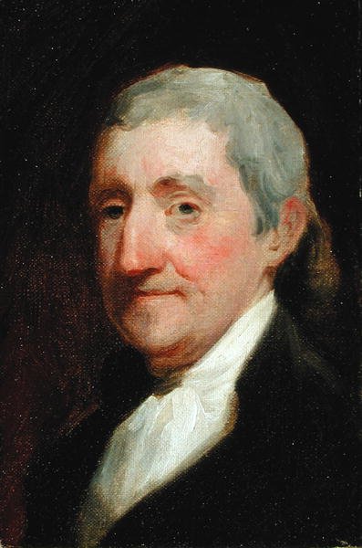 罗伯特-杨（1748-1828）的肖像（布面油画） 作者 吉尔伯特·斯图尔特（Gilbert Stuart）