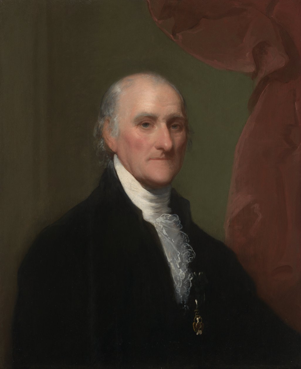 塞缪尔·迈尔斯，c.1800（木板油画） 作者 吉尔伯特·斯图尔特（Gilbert Stuart）