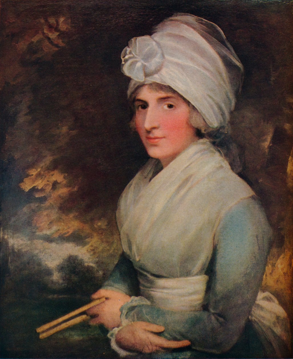 莎拉·西顿斯（Sarah Siddons），1787年 作者 吉尔伯特·斯图尔特（Gilbert Stuart）