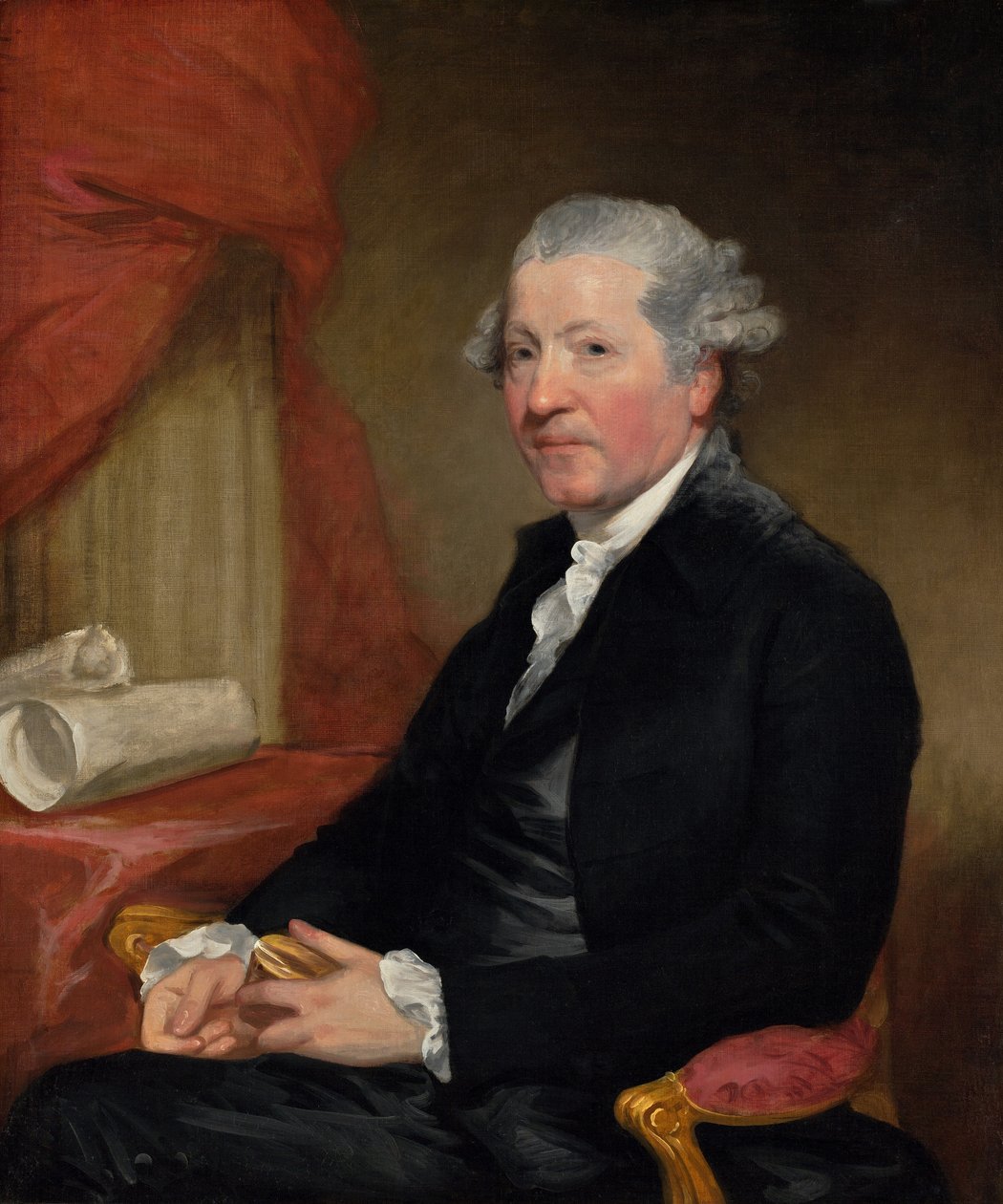 Joshua Reynolds爵士 作者 吉尔伯特·斯图尔特（Gilbert Stuart）