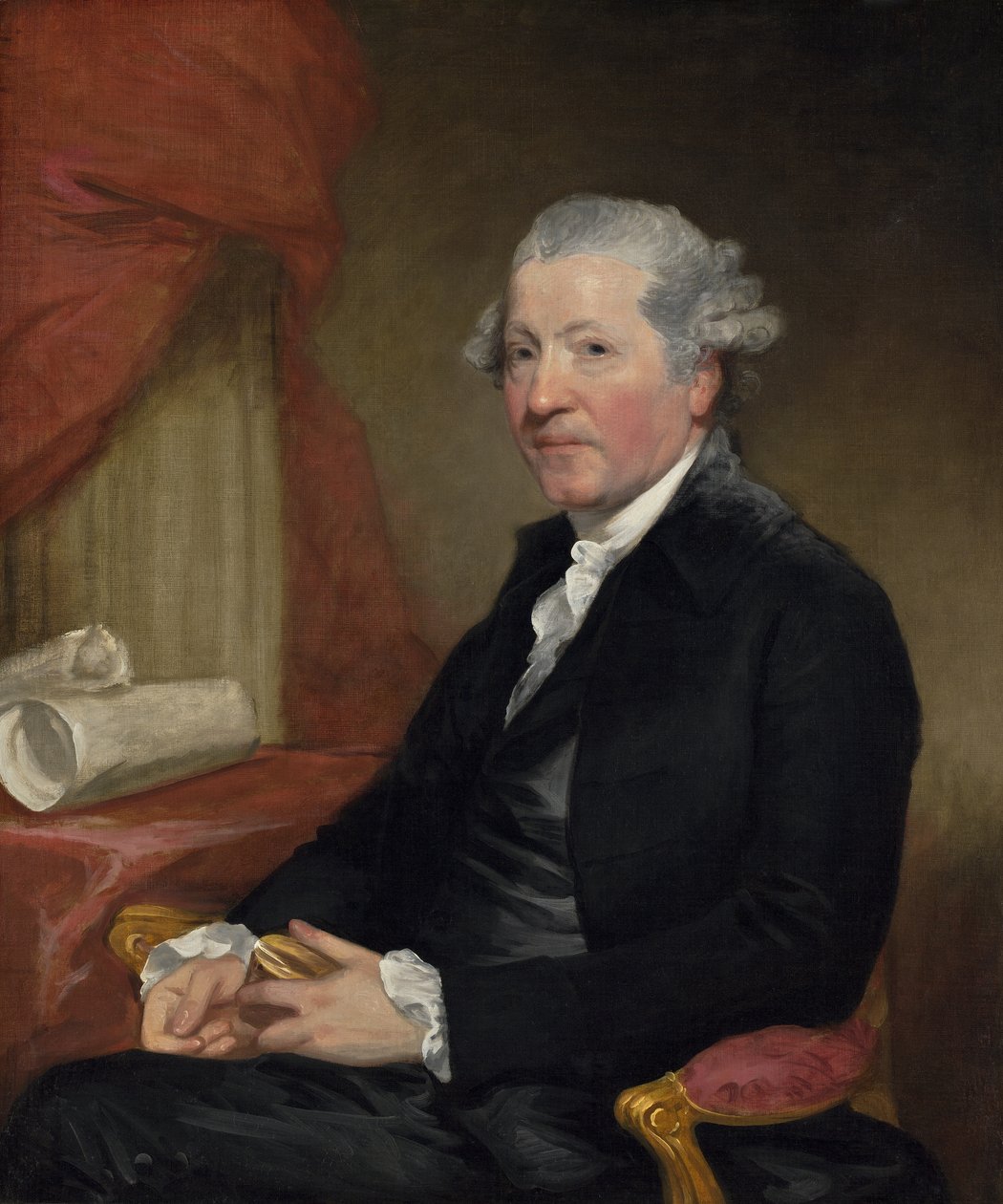 约书亚·雷诺兹爵士 作者 吉尔伯特·斯图尔特（Gilbert Stuart）