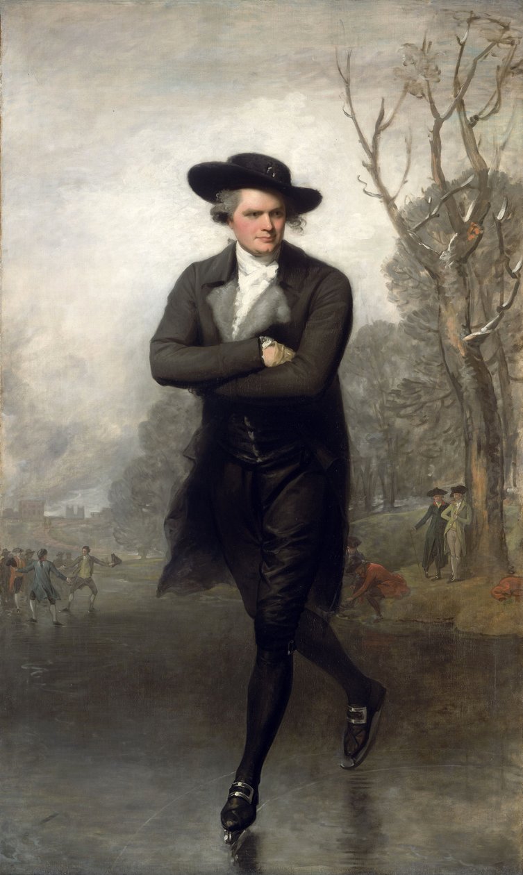 滑冰者（威廉-格兰特肖像） 作者 吉尔伯特·斯图尔特（Gilbert Stuart）