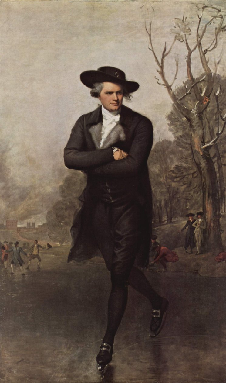 滑冰者（威廉-格兰特肖像） 作者 吉尔伯特·斯图尔特（Gilbert Stuart）