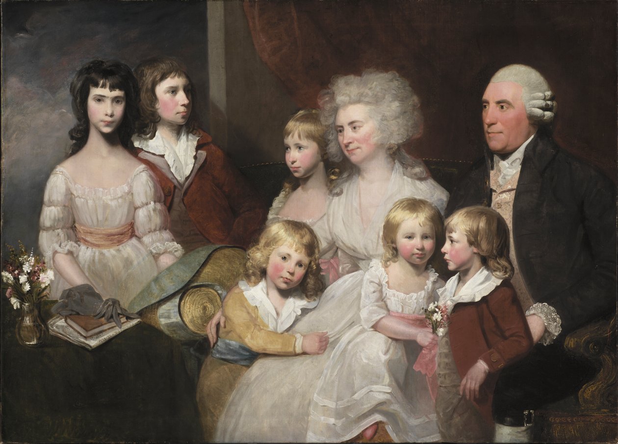 托德家族，1785年 作者 吉尔伯特·斯图尔特（Gilbert Stuart）