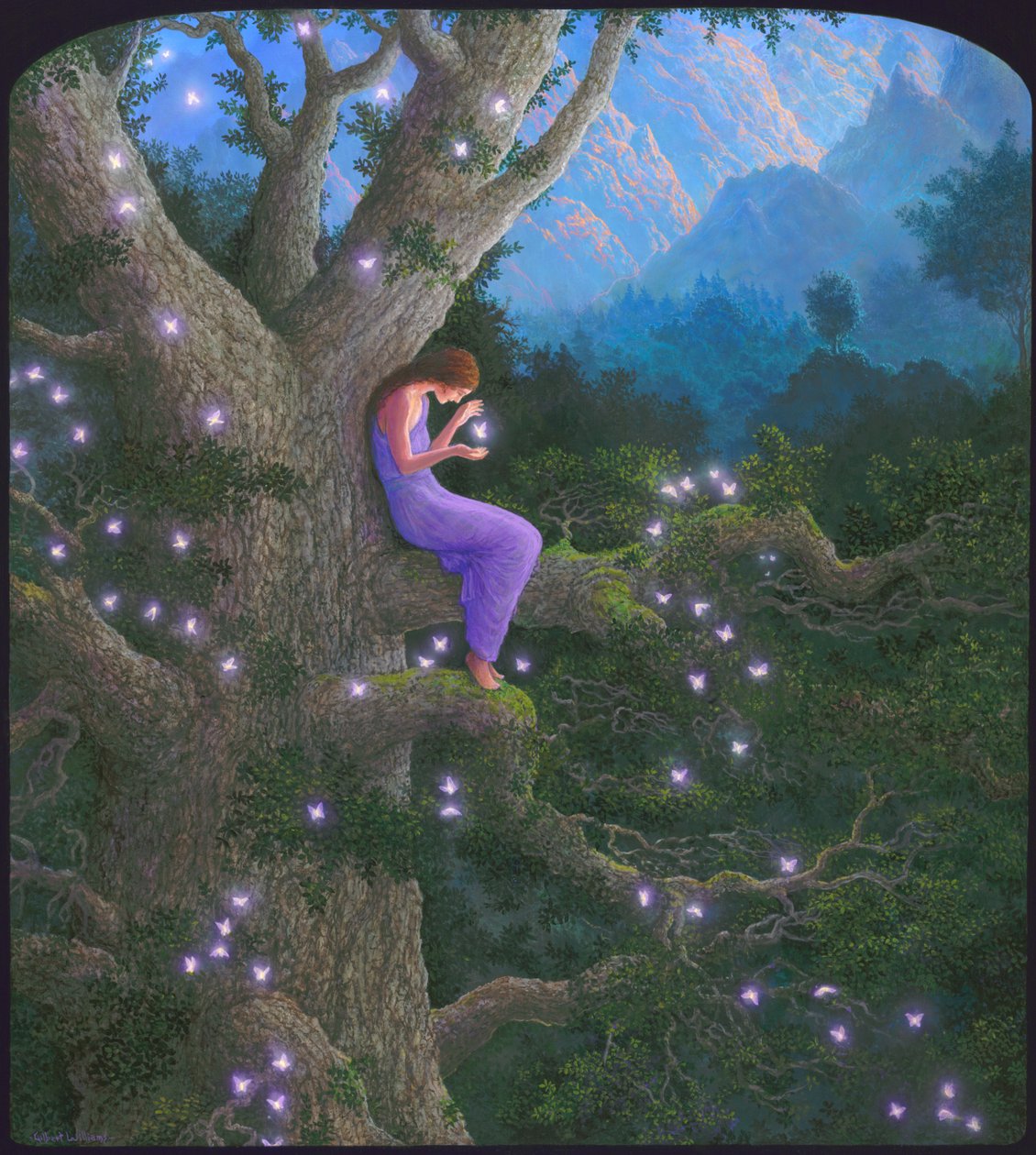 治愈的朋友》，2010 年（丙烯酸画布） 作者 吉尔伯特·威廉姆斯
