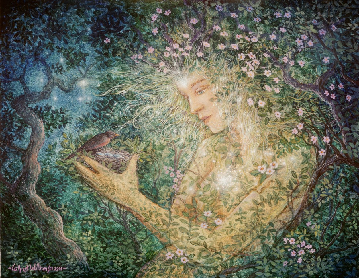 春之魂，2001 年（丙烯酸画板） 作者 吉尔伯特·威廉姆斯