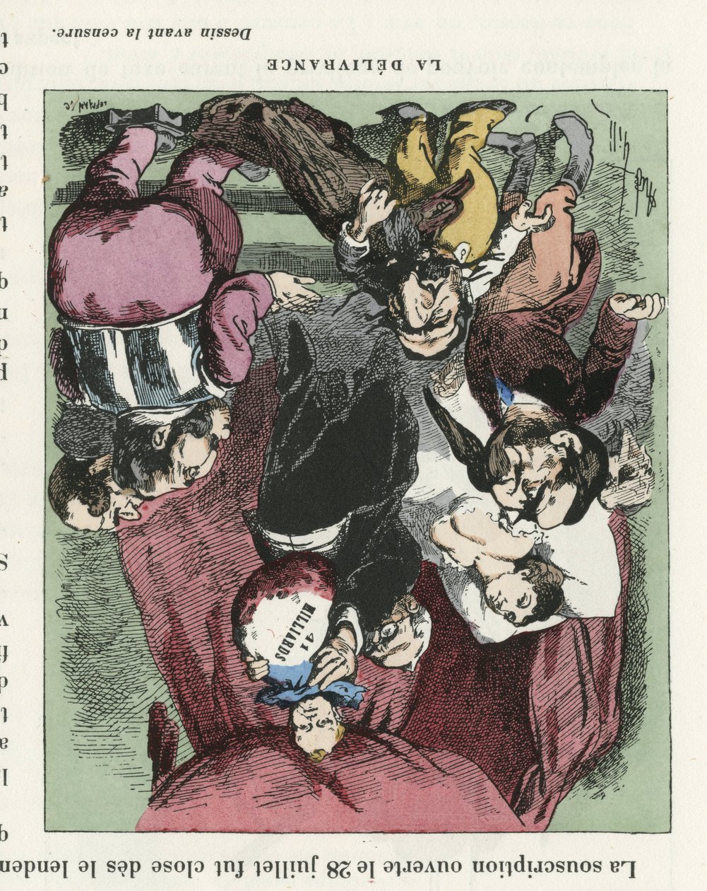 Louis Alexandre Gosset de Guines dit Gill（1840-1885 年）为《日蚀》封面绘制的插图 作者 吉尔