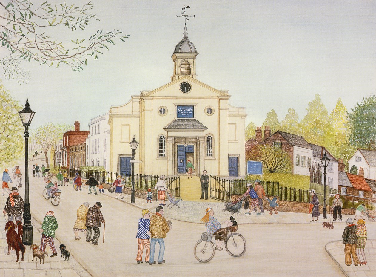St John&39;s，Downshire Hill，Hampstead，2002 作者 吉莲·劳森（Gillian Lawson）
