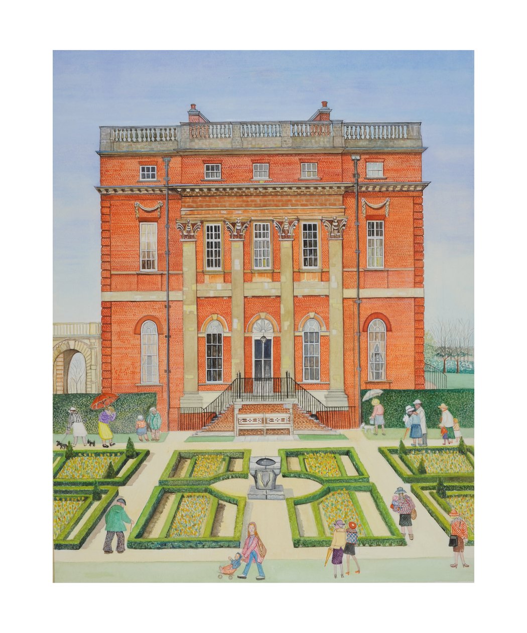 West Clandon，萨里（wc在纸上） 作者 吉莲·劳森（Gillian Lawson）