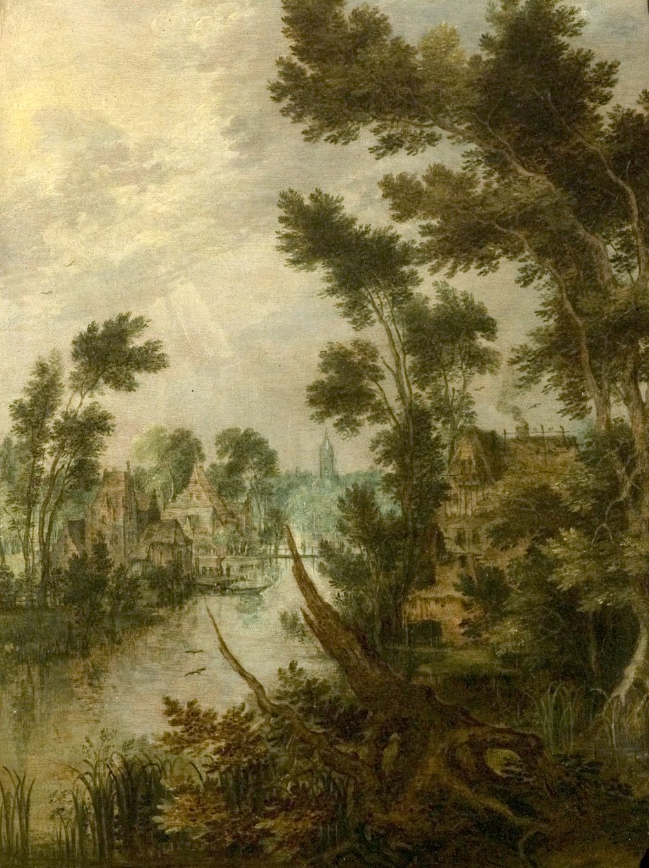 河景，1614年 作者 