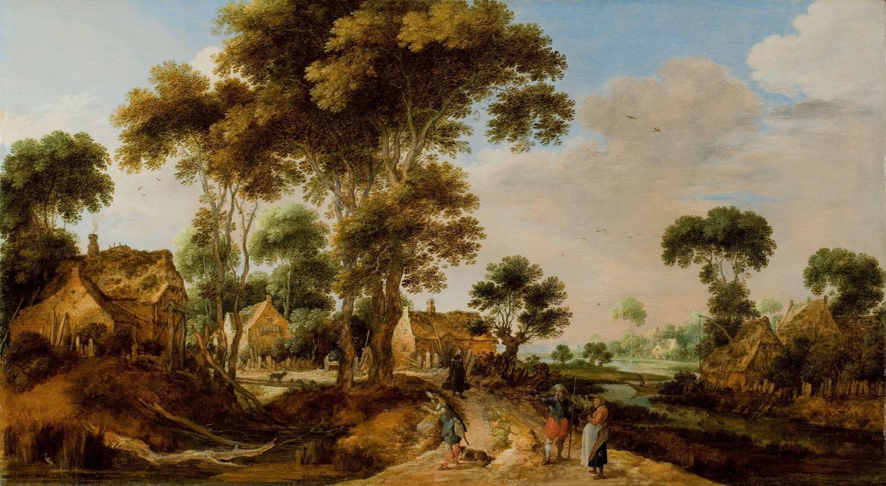 乡村小路 作者 Gillis Claesz de Hondecoeter
