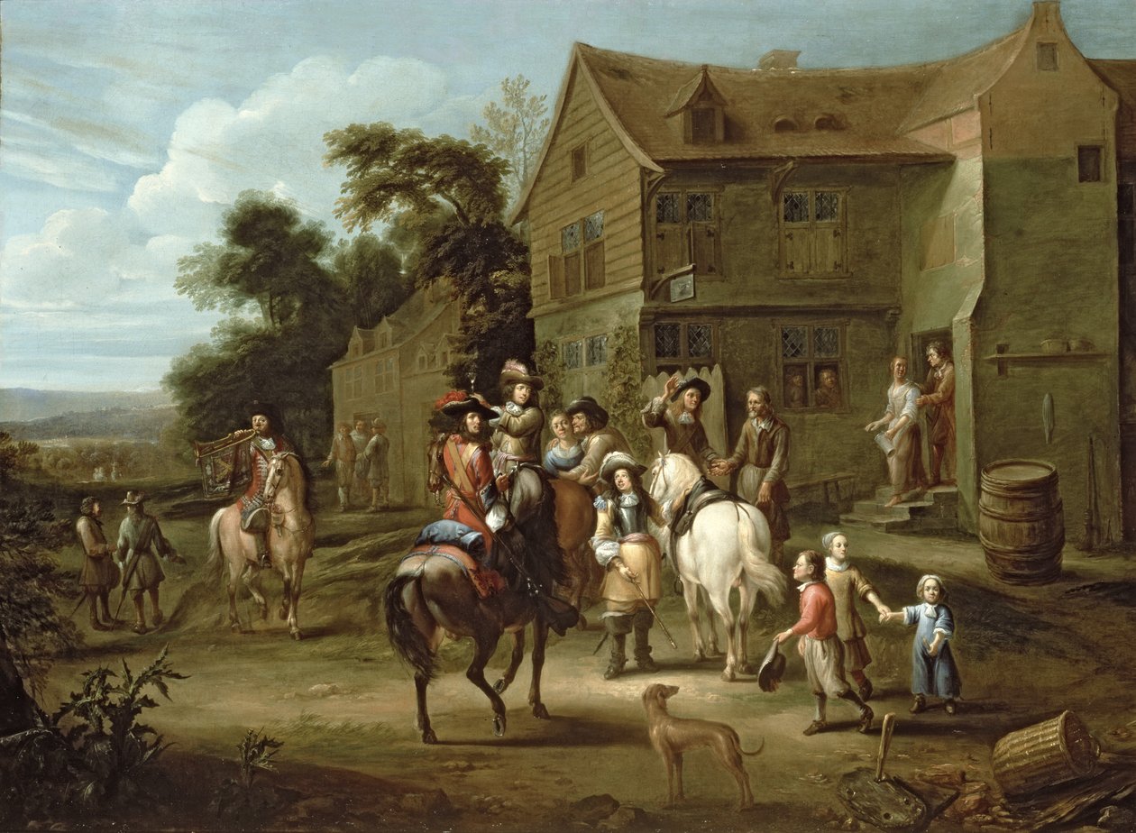 橙色威廉王子与亨斯曼 作者 吉利斯·范·蒂博格（Gillis van Tilborgh）