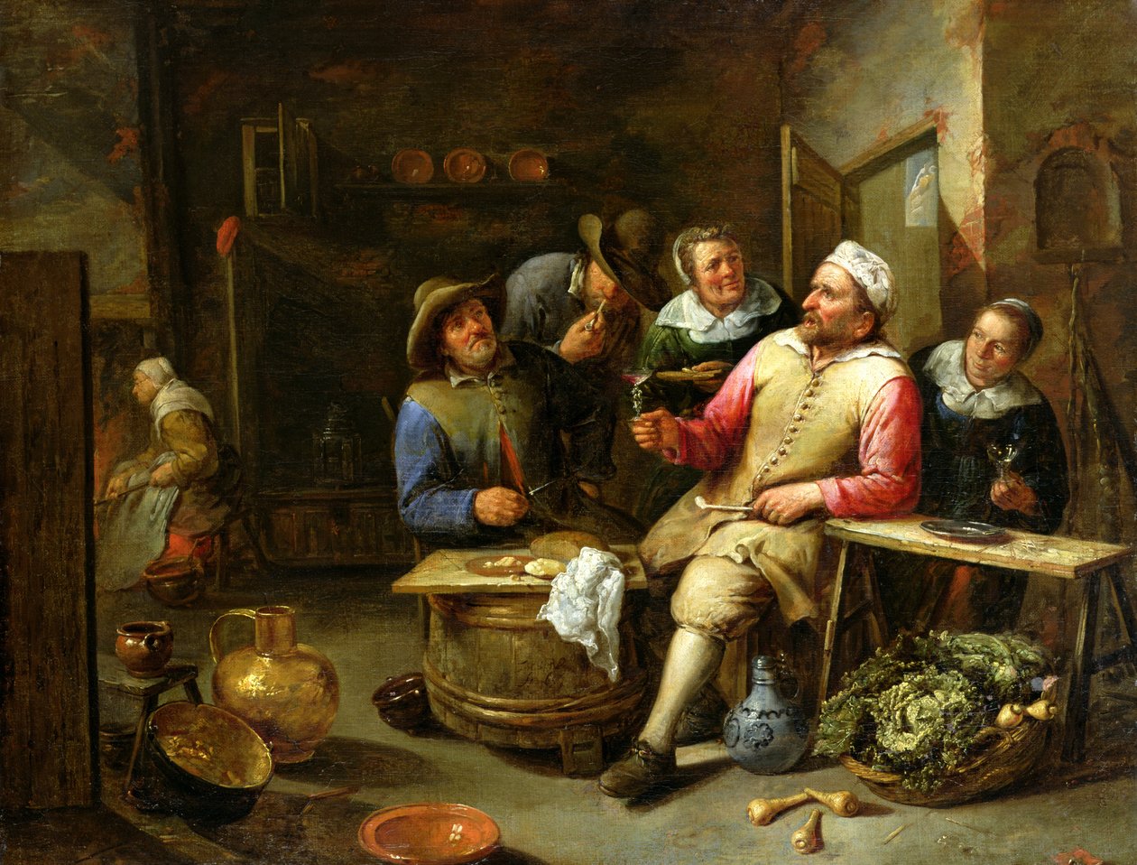 酒廊酒吧，1657年 作者 吉利斯·范·蒂博格（Gillis van Tilborgh）
